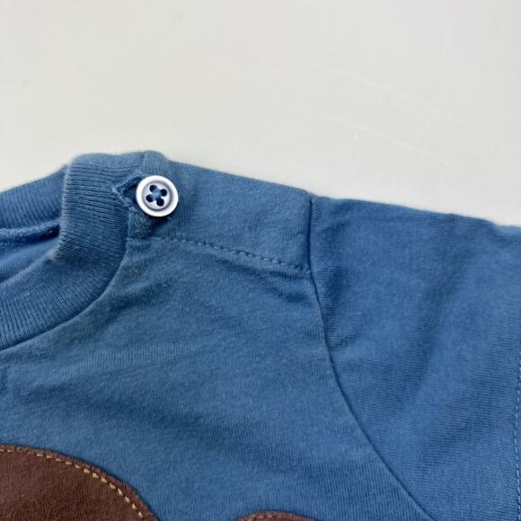 Mini Boden Monkey Appliqué Tee - Picture 3 of 5